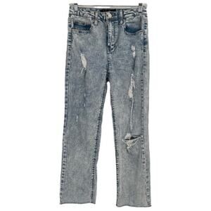 Indigo Rein Distressed Acid Wash size 3/25